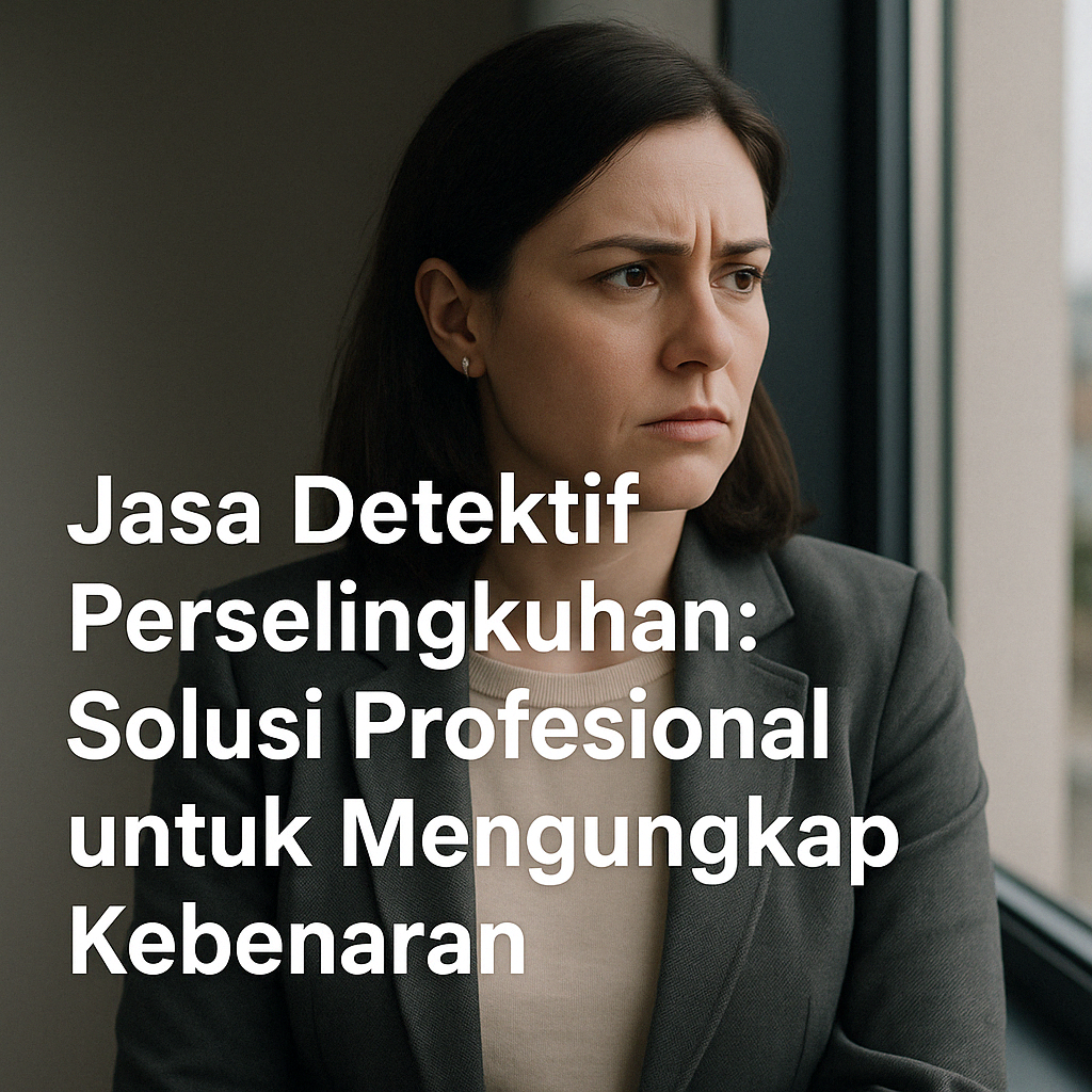 Jasa Detektif Perselingkuhan Solusi Profesional untuk Mengungkap Kebenaran